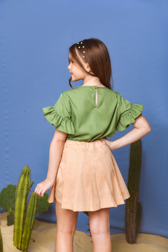 Blusa Babadinho 2262294 Verde - loja online