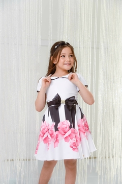 Vestido Black And White 2252638 Branco. na internet