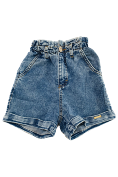 Short Cintura Alta 2221174 Jeans Claro