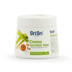 CREMA HIDRATANTE CON ALOE VERA - SRI SRI X 150GRS