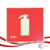 Placa sinalização de Incêndio e Alarme - Extintor CO2 E5/D (21×21) - comprar online