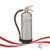 Extintor industrial cozinha classe K - 6kg - comprar online
