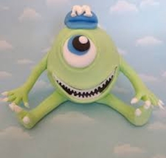 Adorno Torta monster Inc Mike wazowski