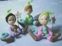 Souvenirs 20 Hadas Bautismo Nenas Nacimiento Porcelana Fria - tienda online