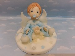 Angelitos 10 souvenirs varon porcelana fría - comprar online