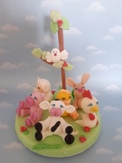 Adorno torta animalitos - tienda online