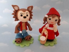 Adorno torta Caperucita Roja y el Lobo - comprar online