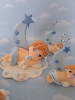 Souvenirs 20 Bebes angelitos bautismo primer añito - tienda online