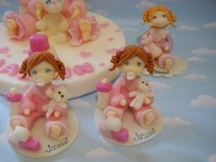 Souvenirs 20 bebes Porcelana Fria Nacimiento - comprar online