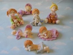 Porcelana Fría 10 Souvenir Bebes Disfraz Bautismo Cumpleaños