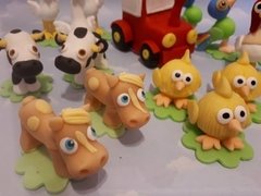 Souvenirs 10 Animales Granja Zenón Adorno De Torta en internet