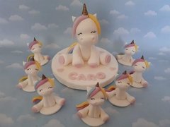 Imagen de Souvenirs 20 Unicornios porcelana Fria