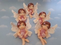 Imagen de Souvenirs 20 Hadas Bautismo Nenas Nacimiento Porcelana Fria