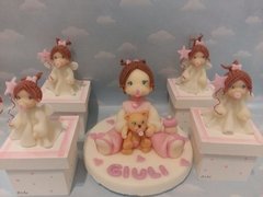 Adorno De Torta Cigüeña Baby Shower Bautismo Nacimiento