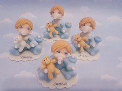 Souvenirs 20 Bebes angelitos bautismo primer añito - tienda online