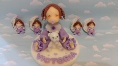 Adorno De Torta Cigüeña Baby Shower Bautismo Nacimiento - tienda online