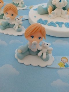 Souvenirs 20 Bebes angelitos bautismo primer añito - comprar online