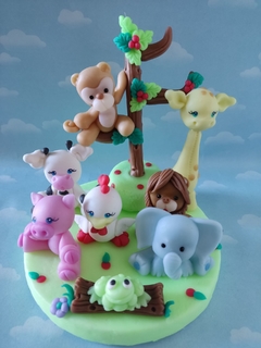 Adorno Torta animales de la selva safari - comprar online