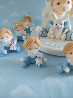 Souvenirs 20 Bebes angelitos bautismo primer añito - comprar online