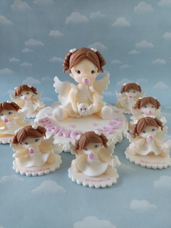 Souvenirs 10 muñecas nenitas bebitas angelitas - comprar online