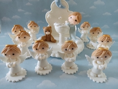 Souvenirs 20 Bebes bautismo y primer añito angelitos/angelitas - tienda online