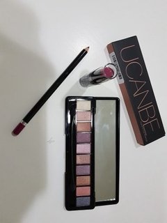 Paleta De Sombra Ucanbe + Un Delineador De Labios!!! - comprar online