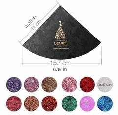 Imagen de Sombras Glitter Paleta 6 Colores Ucanbe. Divinas!! 2 Varieda