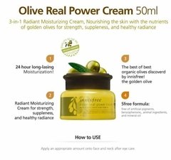 Crema Olive Real Power Cream Ex Innisfree Corea 50 Ml !!! - Marmat