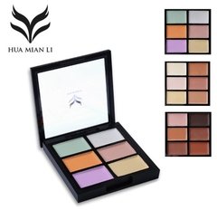 Paleta De Correctores Hua Mian Li Kabuki!!! 3 Tonalidades