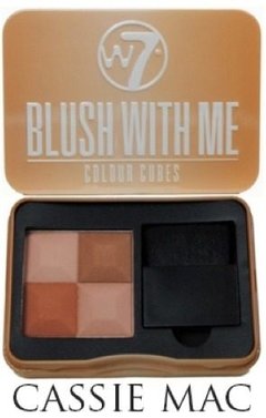 Imagen de Paleta De Rubor Y Highlighter W7 Blush With Me Colour Cubes