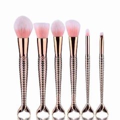 Set De Brochas Sirena X 6 Pinceles + 1 Paleta De Correctores - Marmat