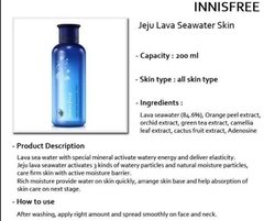 Tónico Antiage Jeju Lava Seawater Skin Toner Innisfree Corea - comprar online