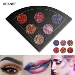 Sombras Glitter Paleta 6 Colores Ucanbe. Divinas!! 2 Varieda - comprar online