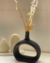 Florero Kenia - Cerámica Negro - Floki Home & Deco