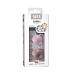 BIBS Supreme - Chupetes de bebé, goma natural sin BPA, fabricados en  Dinamarca, juego de 2 chupetes (color jaspeado, de 6 a 18 meses)