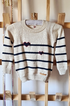 SWEATER CORAZÓN NIÑ@S - tienda online