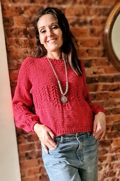 SWEATER ESPIGA ROJO