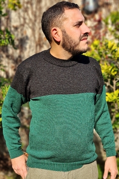 SWEATER BICOLOR HOMBRE - Maru Cravero