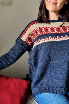 SWEATER-PONCHO ANDES - Maru Cravero