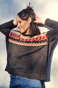 SWEATER-PONCHO ANDES - Maru Cravero