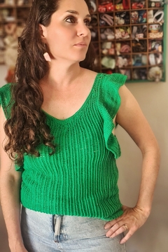 MUSCULOSA PERLA VERDE - comprar online