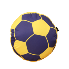 Almohadon Pelota de Futbol (Azul y Amarilla)