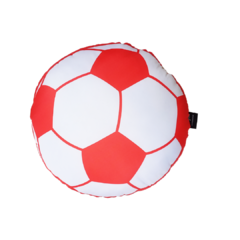 Almohadon Pelota de Futbol (Roja y Blanca)