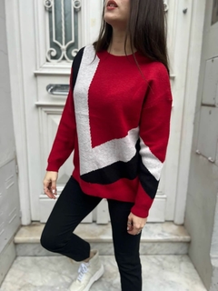 SWEATER CALIS ROJO