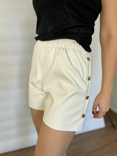 SHORT SEMILLA BLANCO - comprar online