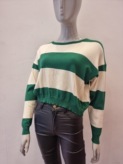 Sweater pupero rayado SW26 - comprar online