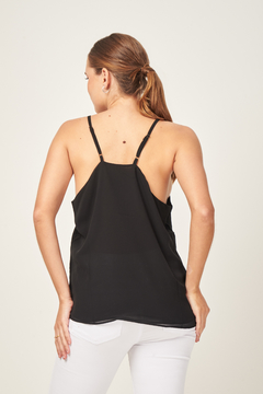 Blusa bretel bordada E224 - comprar online