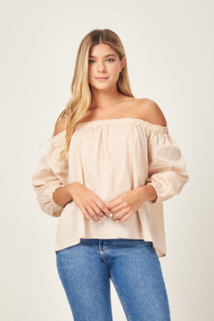 BLUSA CUELLO BOTE LF003