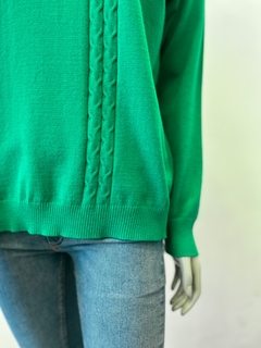 Sweater trenzado Sw80 - tienda online