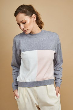 Sweater tricolor SW31 - comprar online